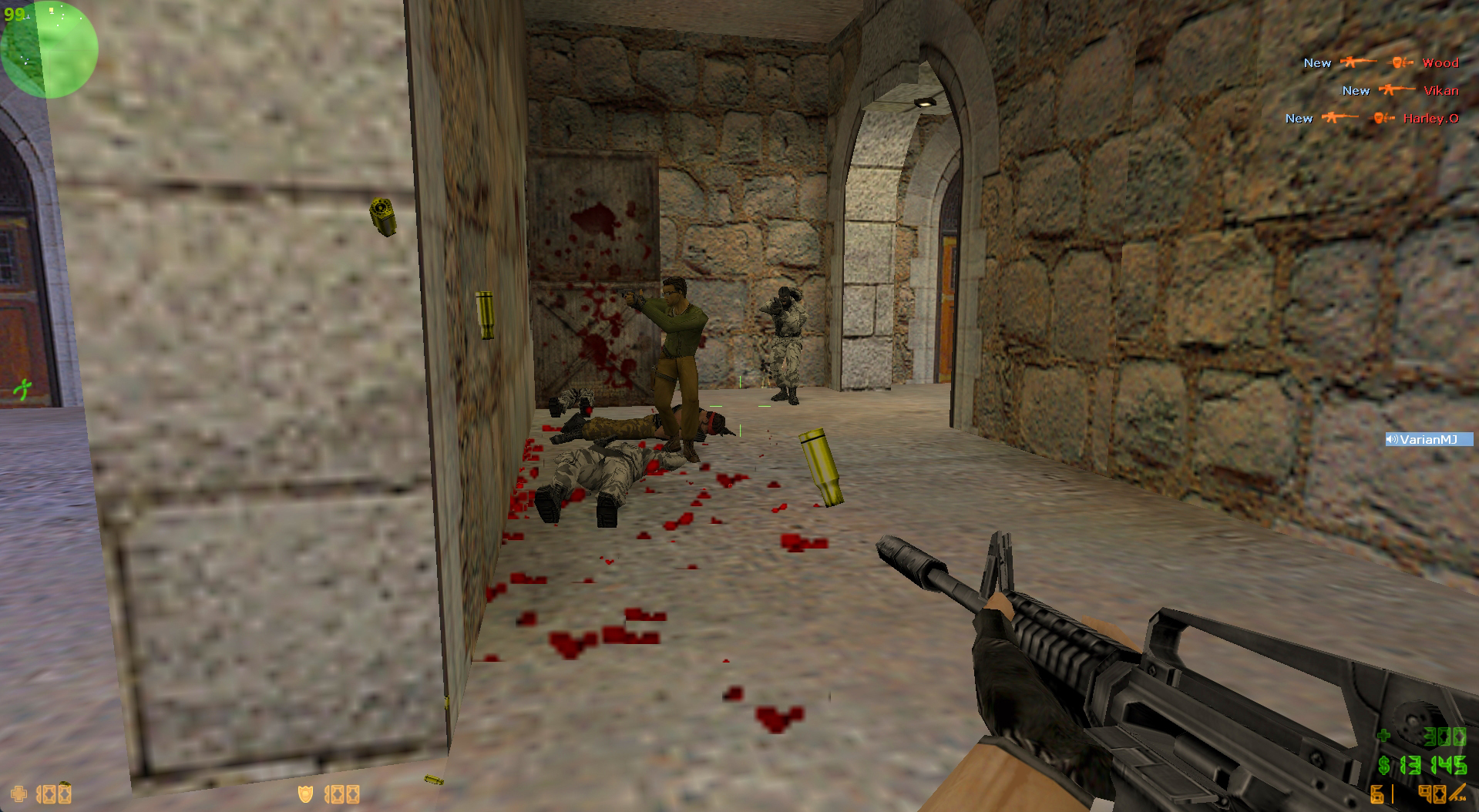 CS 1.6 классический геймплей на картах